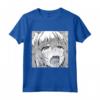 Carino Anime Elf Blushing Ahegao Ragazza Sbavare T-shirt Maglietta - Design Unico Anime Ahegao