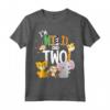I'm Wild and Two - Zoo Safari Theme Birthday Jungle Animals Maglietta - Unique Gift Idea for Toddler's 2nd Birthday Party