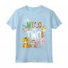 I'm Wild and Two - Zoo Safari Theme Birthday Jungle Animals Maglietta - Unique Gift Idea for Toddler's 2nd Birthday Party