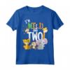 I'm Wild and Two - Zoo Safari Theme Birthday Jungle Animals Maglietta - Unique Gift Idea for Toddler's 2nd Birthday Party