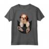 HapTiger Ripper Pocket Shih Tzu Lover Gift Maglietta - Regalo Unico per Amanti dei Cani Shih Tzu - Ideale per Halloween o Natale