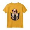 HapTiger Ripper Pocket Shih Tzu Lover Gift Maglietta - Regalo Unico per Amanti dei Cani Shih Tzu - Ideale per Halloween o Natale