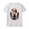 HapTiger Ripper Pocket Shih Tzu Lover Gift Maglietta - Regalo Unico per Amanti dei Cani Shih Tzu - Ideale per Halloween o Natale