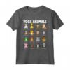 Pantaloni Yoga con Animali Carini - T-shirt Animali Yoga per Yogi - Design Divertente per la Meditazione