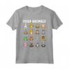 Pantaloni Yoga con Animali Carini - T-shirt Animali Yoga per Yogi - Design Divertente per la Meditazione