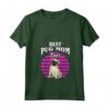 Donna La Migliore Mamma Pug Di Sempre - Maglietta con Carlino per Amanti Animali - Idea Regalo per Natale o Compleanni