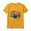 Retro Carlino Maglietta - T-shirt con Design di Carlino - Idea Regalo per Amante dei Cani - Acquista Online