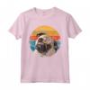 Retro Carlino Maglietta - T-shirt con Design di Carlino - Idea Regalo per Amante dei Cani - Acquista Online