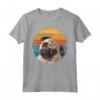 Retro Carlino Maglietta - T-shirt con Design di Carlino - Idea Regalo per Amante dei Cani - Acquista Online