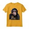 Scimmia Hipster con Sigaro - Maglietta Divertente per Amanti degli Animali - T-shirt Creativa a Tema Animale