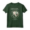 Madre di Gatti T-Shirt Donna Divertente Fiori Gatto Lovers - Regalo Amanti Compleanno Natale Halloween - Acquista Online