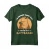 Preferisco Stare Con I Miei Capibara - Maglietta Amante Capybara Roditore - Regalo Divertente per Natale o Compleanno