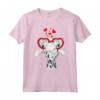 Simpatico Giraffa Occhiali da Sole Cuore - Maglietta Amante delle Giraffe per San Valentino - Idea Regalo Divertente per Coppie