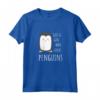 Design Pinguino - Maglietta Solo per la Ragazza che Ama i Pinguini - Regalo di Natale o Compleanno per gli Amanti degli Animali