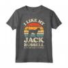I Like My Jack Russell And Maybe Like 3 People - Retro Men's T-shirt for Dog Lovers - Vintage Jack Russell Design