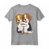 Beagle Amante Cane Mamma Donne Bambini Ragazze - Maglietta per Amanti dei Cani - Regalo Natale o Compleanno
