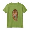 Leopardo Animali Bambini Zoo - Maglietta Il Mio Cuore Batte per il Leopardo - Motivo Leopardato per Amanti degli Animali