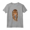 Leopardo Animali Bambini Zoo - Maglietta Il Mio Cuore Batte per il Leopardo - Motivo Leopardato per Amanti degli Animali