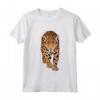 Leopardo Animali Bambini Zoo - Maglietta Il Mio Cuore Batte per il Leopardo - Motivo Leopardato per Amanti degli Animali