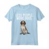 Meno Persona Più Cani Spinone Italiano Maglietta - Funny Introvert - Regalo per Amanti dei Cani