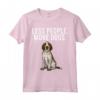 Meno Persona Più Cani Spinone Italiano Maglietta - Funny Introvert - Regalo per Amanti dei Cani
