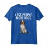 Meno Persona Più Cani Spinone Italiano Maglietta - Funny Introvert - Regalo per Amanti dei Cani