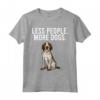 Meno Persona Più Cani Spinone Italiano Maglietta - Funny Introvert - Regalo per Amanti dei Cani