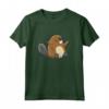 Costume da Castoro - Maglietta Carina con Divertente Design per Amanti degli Animali - Ideale per Bambini e Adulti