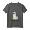 Donna No Prob-Lama Alpaca No Prob-Lama Prob Llama Maglietta con Collo a V - Regali Divertenti Lama e Alpaca Apparel