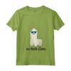 Donna No Prob-Lama Alpaca No Prob-Lama Prob Llama Maglietta con Collo a V - Regali Divertenti Lama e Alpaca Apparel