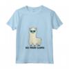 Donna No Prob-Lama Alpaca No Prob-Lama Prob Llama Maglietta con Collo a V - Regali Divertenti Lama e Alpaca Apparel