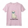 Donna No Prob-Lama Alpaca No Prob-Lama Prob Llama Maglietta con Collo a V - Regali Divertenti Lama e Alpaca Apparel