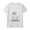 Donna No Prob-Lama Alpaca No Prob-Lama Prob Llama Maglietta con Collo a V - Regali Divertenti Lama e Alpaca Apparel