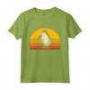 Regalo Vintage del Pinguino del Tramonto - Maglietta Design Retrò - Ideale per Compleanni e Natale