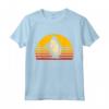 Regalo Vintage del Pinguino del Tramonto - Maglietta Design Retrò - Ideale per Compleanni e Natale