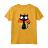 Gatto Nero Divertente | Gatto Carino | Gatto Retrò Maglietta - Fantastico Regalo per Amanti dei Gatti - Compleanno o Natale