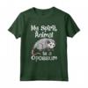 Divertente Opossum - Il mio Spirito Animale è un Opossum - Maglietta Carina per Amanti degli Opossum - Idea Regalo per Uomini e Donne