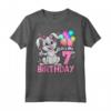 It's My 7th Birthday - Coniglio 7° Compleanno - Maglietta per Ragazza di 7 Anni Amante dei Conigli - Regalo Perfetto per Feste a Tema Coniglio