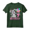 It's My 7th Birthday - Coniglio 7° Compleanno - Maglietta per Ragazza di 7 Anni Amante dei Conigli - Regalo Perfetto per Feste a Tema Coniglio