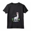 Donna Llama No Problama - Divertente Lama Cactus Design Maglietta con Collo a V - Ideale Regalo per Amanti degli Animali