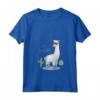 Donna Llama No Problama - Divertente Lama Cactus Design Maglietta con Collo a V - Ideale Regalo per Amanti degli Animali