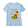 Pappagallo Sole Conure Girasole Maglietta - Sunshine Of My Life - Regalo per Amanti dei Pappagalli e Veterinari Aviari