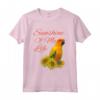 Pappagallo Sole Conure Girasole Maglietta - Sunshine Of My Life - Regalo per Amanti dei Pappagalli e Veterinari Aviari