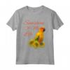 Pappagallo Sole Conure Girasole Maglietta - Sunshine Of My Life - Regalo per Amanti dei Pappagalli e Veterinari Aviari