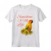 Pappagallo Sole Conure Girasole Maglietta - Sunshine Of My Life - Regalo per Amanti dei Pappagalli e Veterinari Aviari
