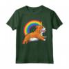 Maglietta con Unicorno Bulldog Inglese - Ragazze Space Galaxy Rainbow - Regalo Compleanno o Natale per Amanti dei Cani e Unicorni