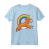 Maglietta con Unicorno Bulldog Inglese - Ragazze Space Galaxy Rainbow - Regalo Compleanno o Natale per Amanti dei Cani e Unicorni
