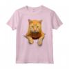 Gatto Animali Creativo - Maglietta Leggera con Stampata Gatto - Ideale per Amanti dei Gatti