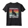 Personal Cat Servant Amante Dei Gatti Maglietta - Divertente T-shirt per Proprietari di Gatti - Acquista Online