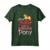 Life is better with a Shetland Pony Shetty cavallo regalo Maglietta - Ideale per Compleanno o Natale per Amanti dei Cavalli e Pony Shetland